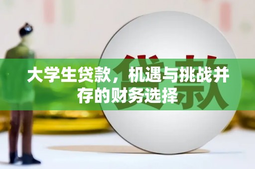 芦洲大学生贷款，机遇与挑战并存的财务选择