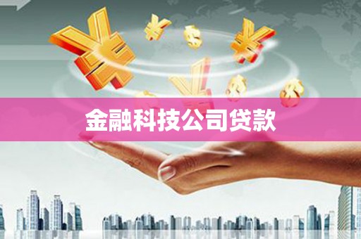 芦洲金融科技公司贷款