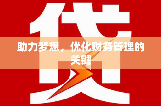 芦洲助力梦想,优化财务管理的关键 芦洲助力梦想,优化财务管理的关键