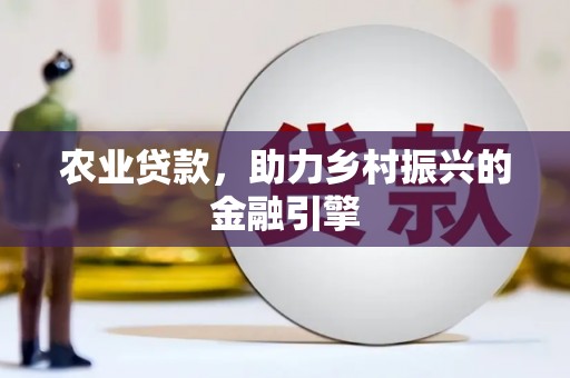 芦洲农业贷款，助力乡村振兴的金融引擎