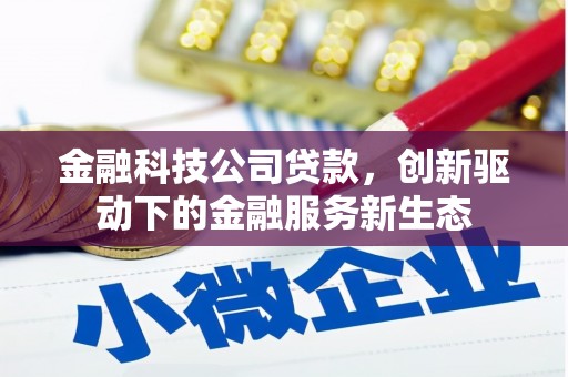 芦洲金融科技公司贷款，创新驱动下的金融服务新生态