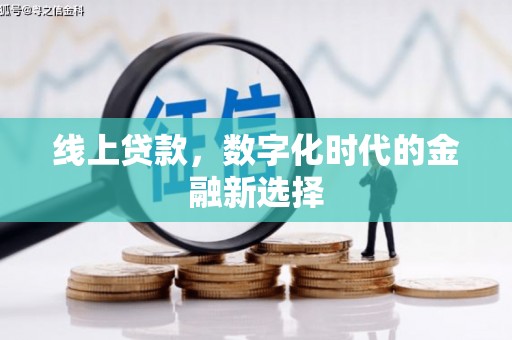 芦洲线上贷款，数字化时代的金融新选择