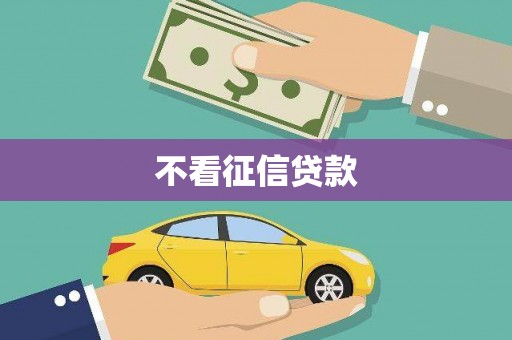 芦洲不看征信贷款