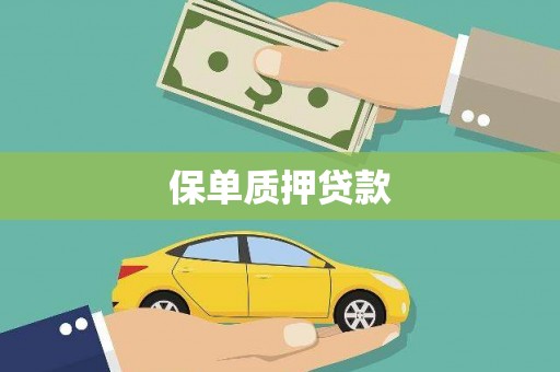 芦洲保单质押贷款