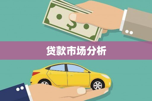 芦洲贷款市场分析