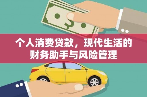 芦洲个人消费贷款，现代生活的财务助手与风险管理