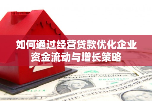 芦洲如何通过经营贷款优化企业资金流动与增长策略