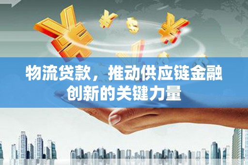 芦洲物流贷款，推动供应链金融创新的关键力量