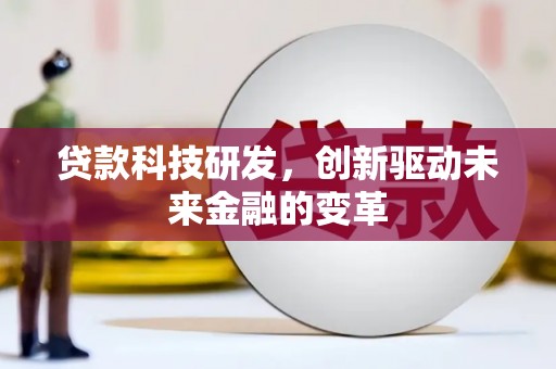 芦洲贷款科技研发，创新驱动未来金融的变革