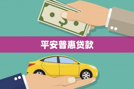 芦洲平安普惠贷款