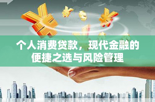 芦洲个人消费贷款，现代金融的便捷之选与风险管理