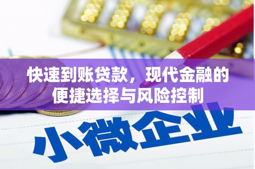 芦洲快速到账贷款，现代金融的便捷选择与风险控制