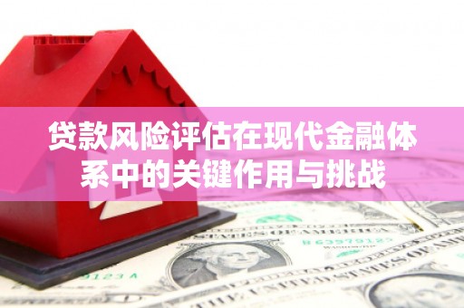 芦洲贷款风险评估在现代金融体系中的关键作用与挑战