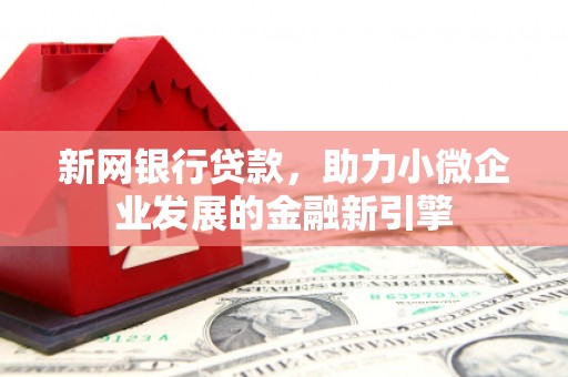 芦洲新网银行贷款，助力小微企业发展的金融新引擎