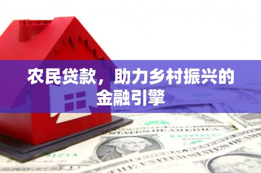 芦洲农民贷款，助力乡村振兴的金融引擎