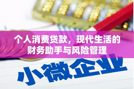 芦洲个人消费贷款，现代生活的财务助手与风险管理