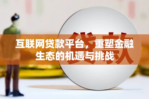 芦洲互联网贷款平台，重塑金融生态的机遇与挑战