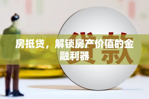 芦洲房抵贷，解锁房产价值的金融利器