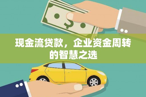 芦洲现金流贷款，企业资金周转的智慧之选