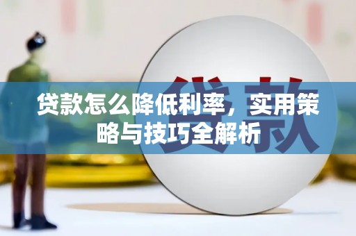 芦洲贷款怎么降低利率，实用策略与技巧全解析