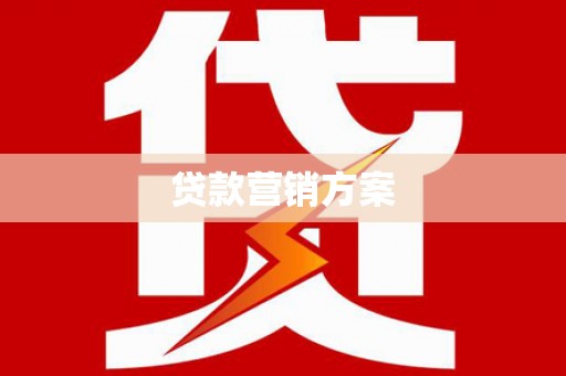 芦洲贷款营销方案