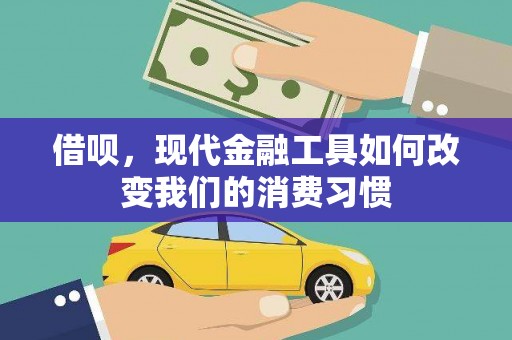 芦洲借呗，现代金融工具如何改变我们的消费习惯