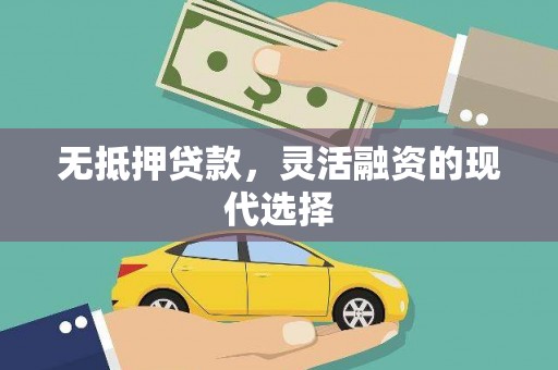 芦洲无抵押贷款，灵活融资的现代选择