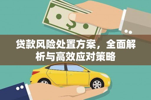 芦洲贷款风险处置方案，全面解析与高效应对策略