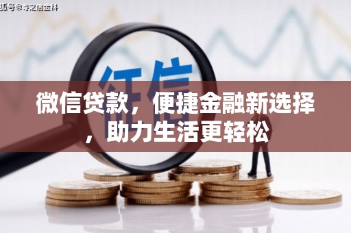 芦洲微信贷款，便捷金融新选择，助力生活更轻松