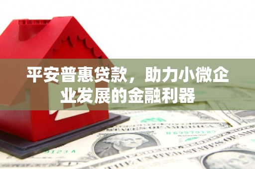 芦洲平安普惠贷款，助力小微企业发展的金融利器