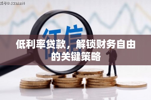 芦洲低利率贷款，解锁财务自由的关键策略