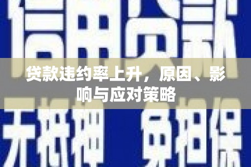 芦洲贷款违约率上升，原因、影响与应对策略