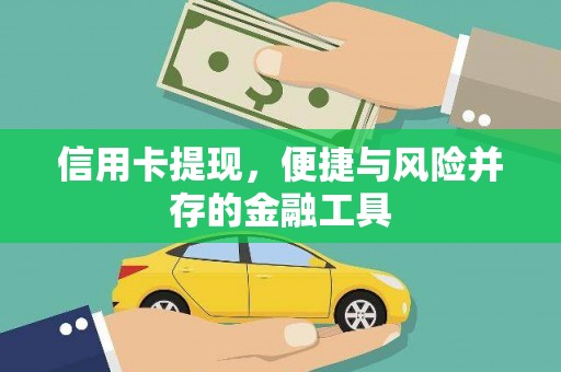 芦洲信用卡提现，便捷与风险并存的金融工具