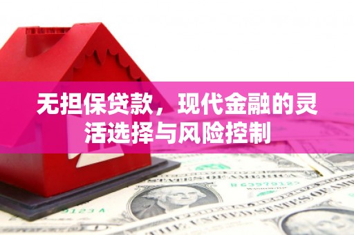 芦洲无担保贷款，现代金融的灵活选择与风险控制