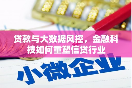 芦洲贷款与大数据风控，金融科技如何重塑信贷行业