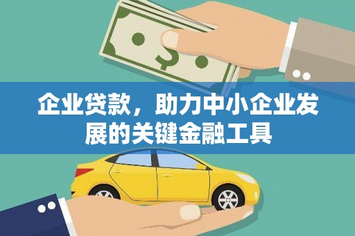 芦洲企业贷款，助力中小企业发展的关键金融工具