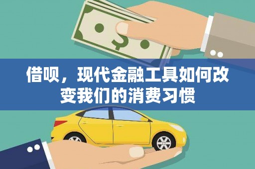 芦洲借呗，现代金融工具如何改变我们的消费习惯