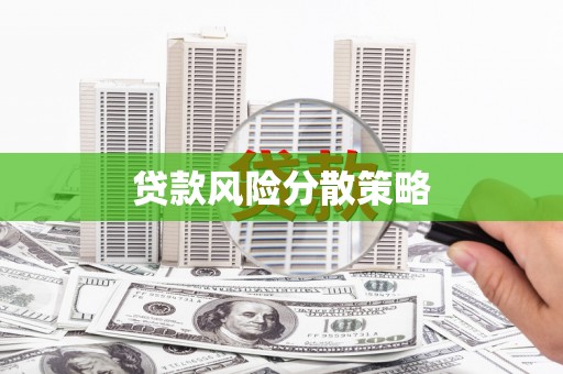 芦洲贷款风险分散策略