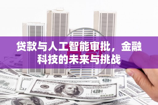 芦洲贷款与人工智能审批，金融科技的未来与挑战
