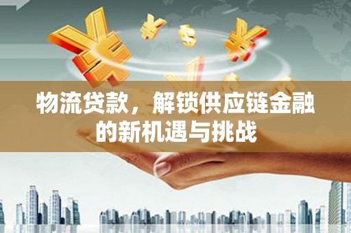 芦洲物流贷款，解锁供应链金融的新机遇与挑战