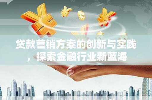 芦洲贷款营销方案的创新与实践，探索金融行业新蓝海