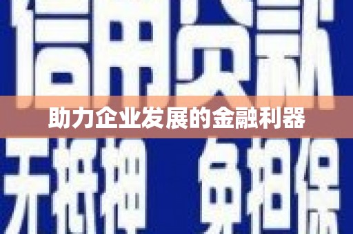 芦洲助力企业发展的金融利器