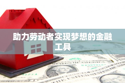 芦洲助力劳动者实现梦想的金融工具