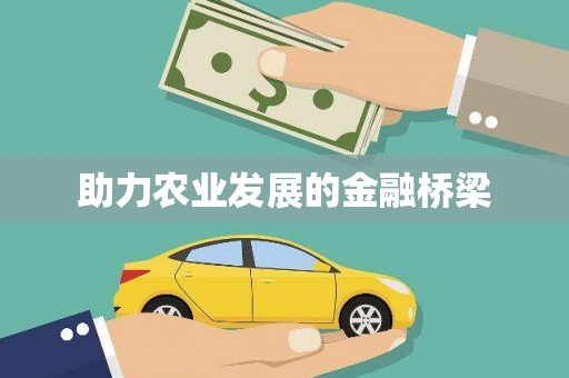 芦洲助力农业发展的金融桥梁