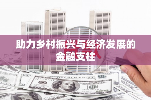 芦洲助力乡村振兴与经济发展的金融支柱