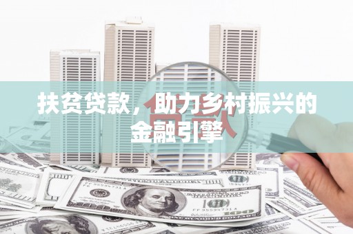 芦洲扶贫贷款，助力乡村振兴的金融引擎